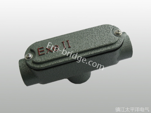 防爆(bao)穿線後(hou)蓋三通(tong)穿線盒(he)